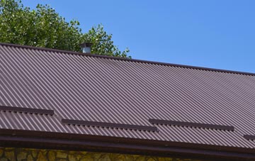 typical Welsh Newton Common corrugated roof uses